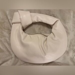 Melie Bianca Alexandria Cream Vegan Top Handle bag